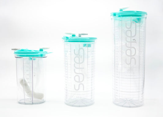 Serres-Absaugbeutel System an der Dentaleinheit