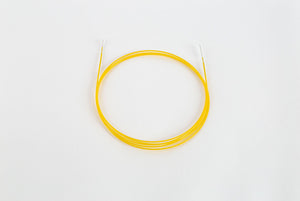 Cleaning brush for endoscopes double-sided yellow head 3.0 - 5.0 mm / 4.0 - 6.0 mm, length 2,300 mm 50 pcs.