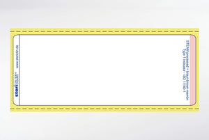 Etiquetas adhesivas en rollo para impresora, 90 x 35 mm, con indicador STEAM, 10 000 unidades.