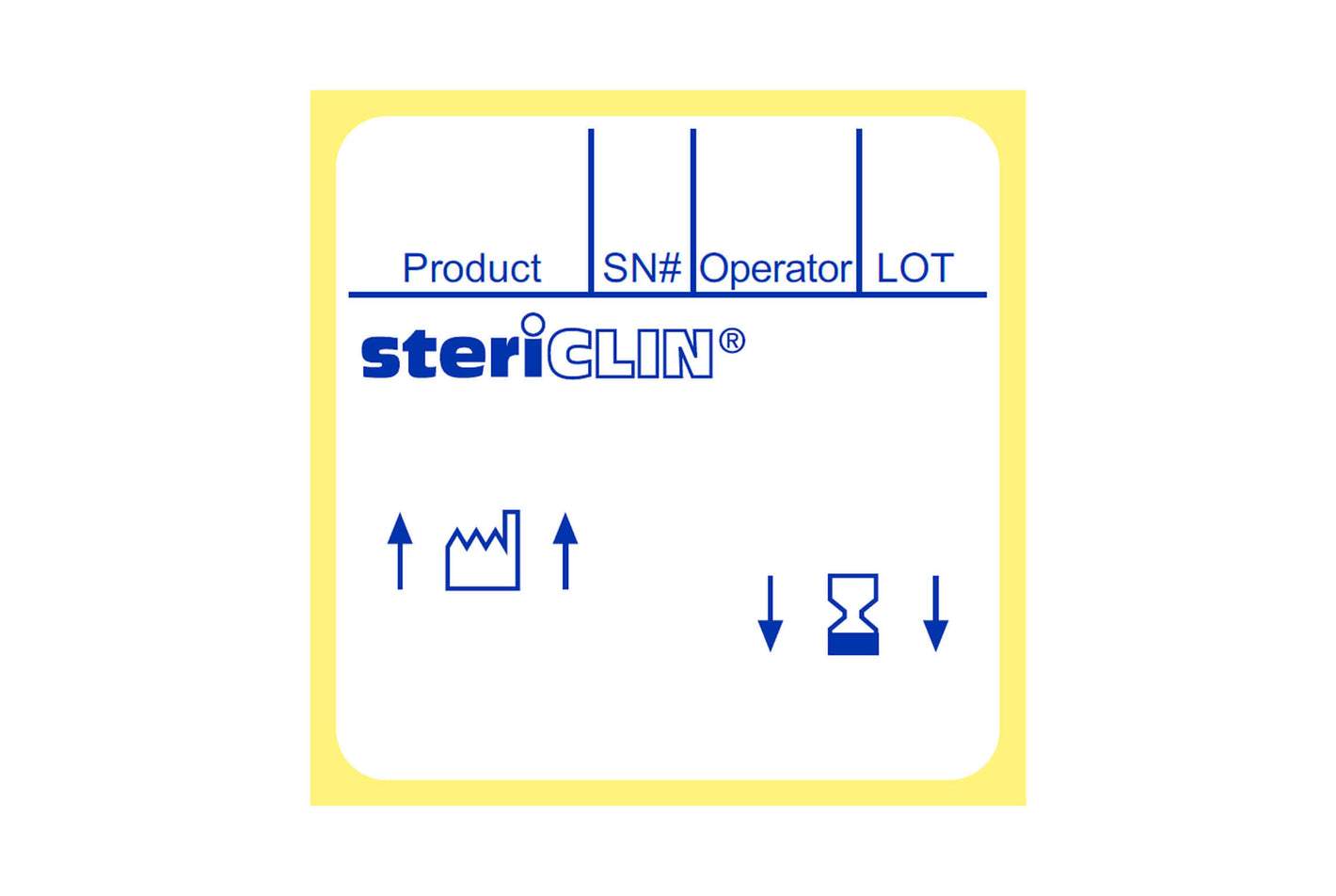 Haftetikett ohne Indikator, 29 x 28 mm,  5000 Stck.
