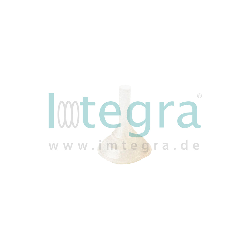 Silikonstopfen transparent zur Befestigung von Siebkorbschildern,  Ø: 3 mm (Stift) / 16 mm (Teller), Länge: 22 mm 100 Stck.