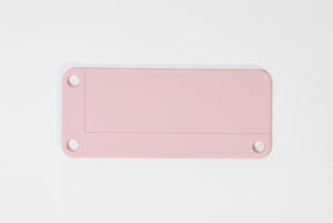 stericlin® plastic (PA) tray label, pink, 90 x 38mm 100 pcs.