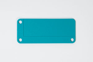 stericlin® plastic (PA) strainer basket label, turquoise, 90 x 38mm 100 pcs.