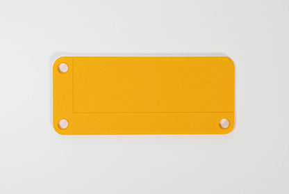 stericlin® Kunststoff (PA) Siebkorbschild, senffarben, 90 x 38mm 100 Stck.