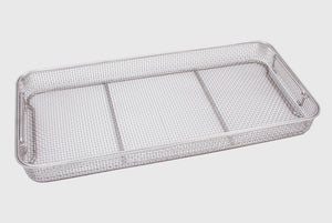 Kögel sieve with perforated plate wall and drop handles 1/1-60, with stacking frame, 480 x 250 x 65 mm 1 pc.