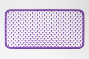 stericlin® silicone mat for wire mesh baskets 1/1 violet, 460 x 229 mm, 1 pc.