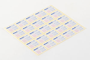Haftetiketten 25 x 20 mm, mit STEAM-Indikator,  2500 Stck.