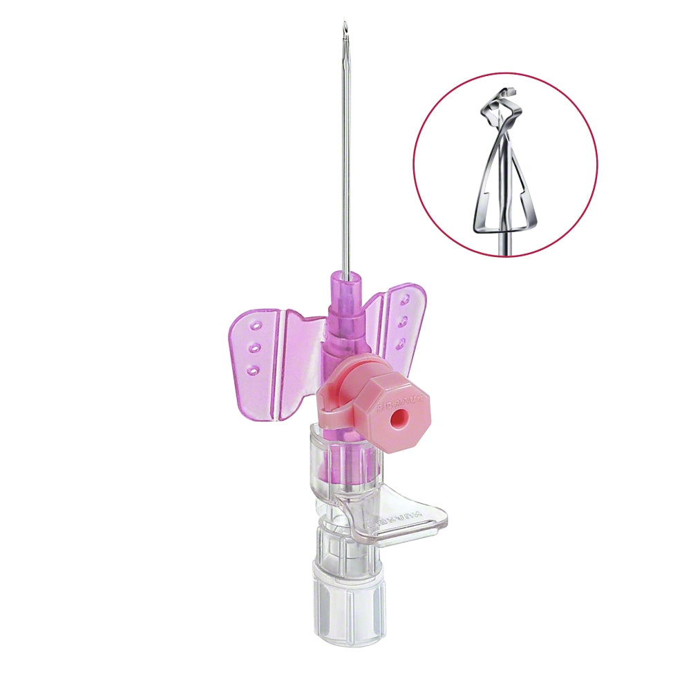 Vasofix® Safety Venenverweilkanüle mit Zuspritzport 24 G/0,7x19 mm, gelb, 50 Stck.