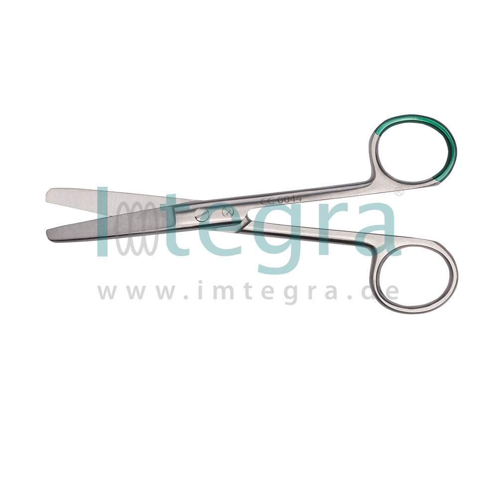 Sterile single-use surgical scissors, straight, 14 cm, blunt, 20 pcs.