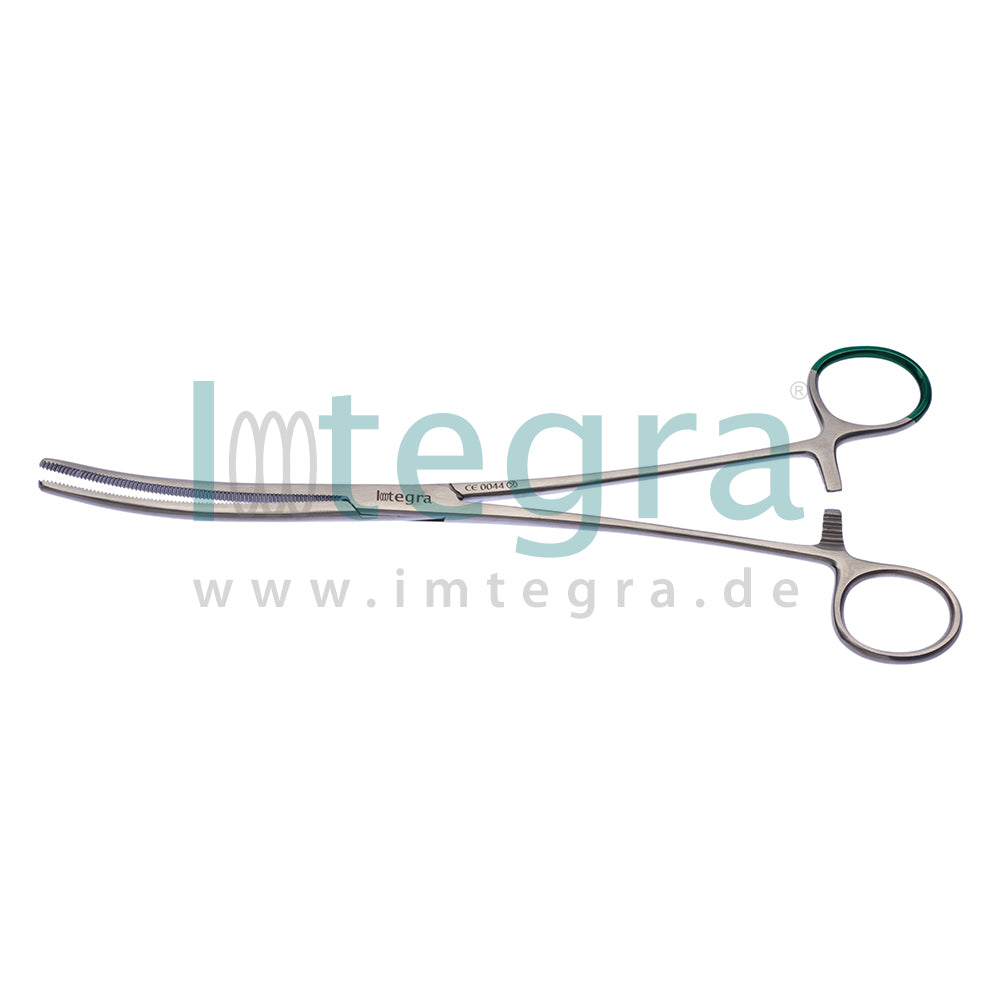 Sterile single-use aortic clamp "PEAN" 24 cm, curved, 20 pcs.