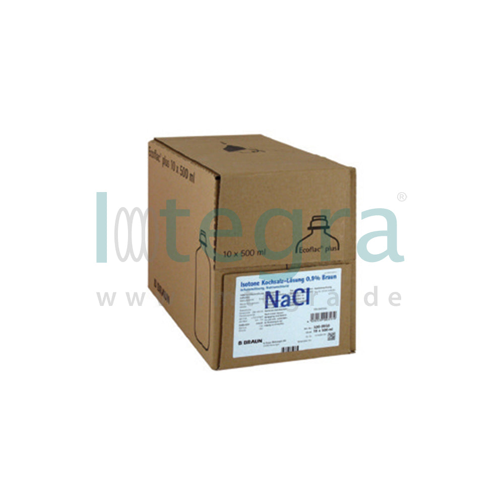 0.9% NaCl Infusion Solution, Ecoflac® plus, 10x1,000 ml