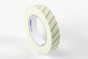 Adhesive tape beige with STEAM indicator, 25 mm / 50 m, 36 rolls