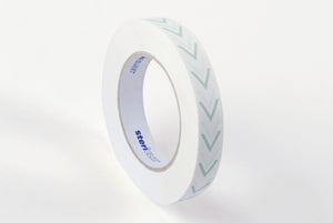 Adhesive tape white with DRY-HEAT indicator, 19 mm / 50 m, 48 rolls