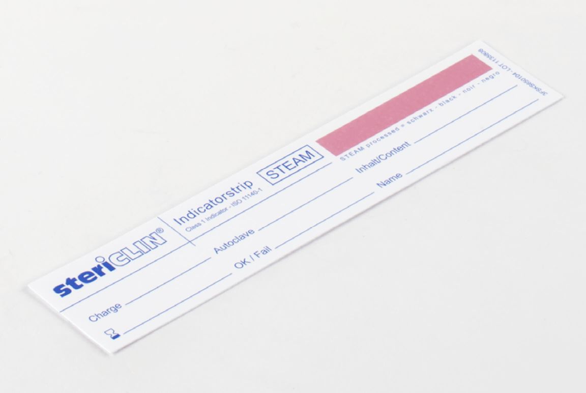 Type 1 indicator strips 150 x 30 mm, with STEAM indicator, 1000 pcs.