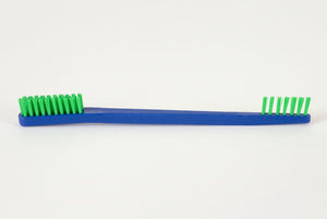 Cleaning brush for surfaces, double-sided / with extra-hard plastic bristles, 30/40 mm, length 175 mm, 5 pcs.