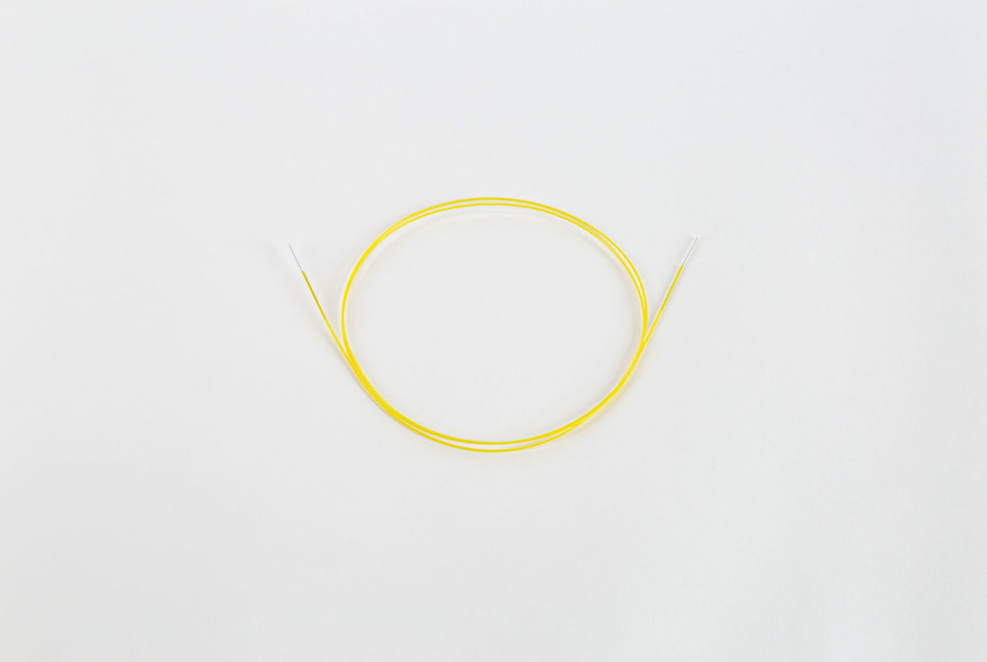 Cleaning brush for endoscopes double-sided yellow head 2.0 mm, length 1,000 mm 50 pcs.