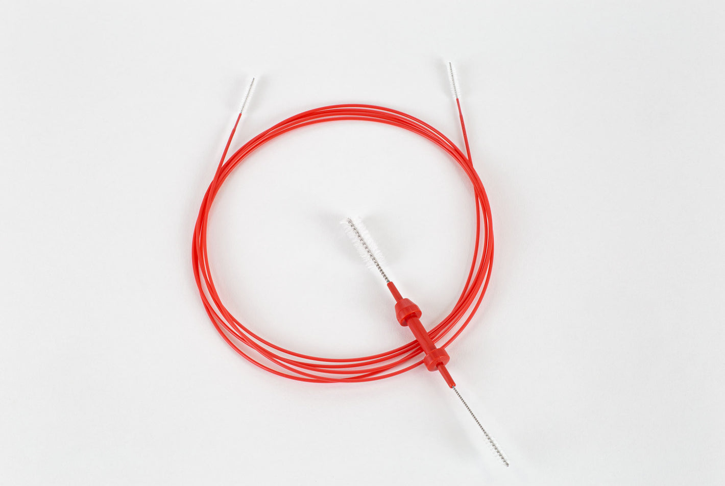 Set consisting of: Cleaning brush red head 5.0 mm, length 2,300 mm & valve cleaning brush 3FRIN550218 50 pcs.