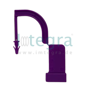 Plastic seal, violet, SoloSiegel without indicator 1000 pcs.
