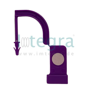 Plastic seal, violet, SoloSiegel with STEAM indicator 1000 pcs.