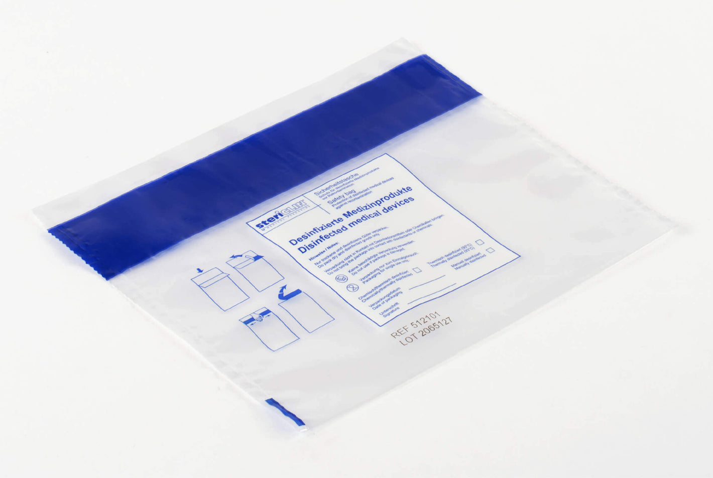 Safety bag for disinfected medical devices 197 x 170 mm 500 pcs.