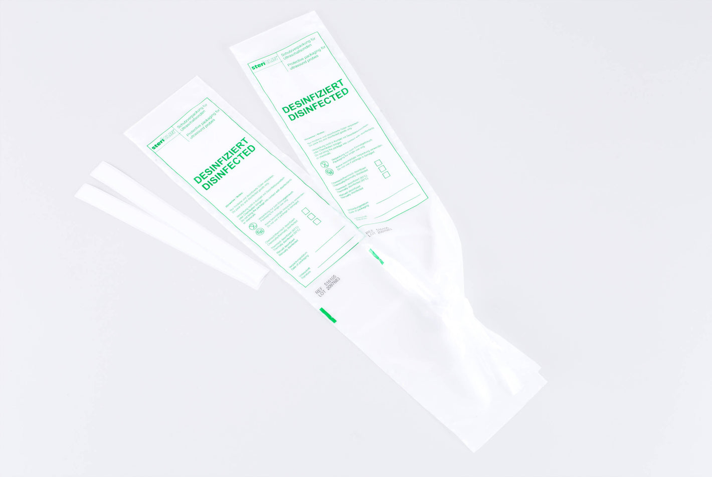 Protective packaging for ultrasound probes "disinfected" 97 x 460 mm 100 pcs.