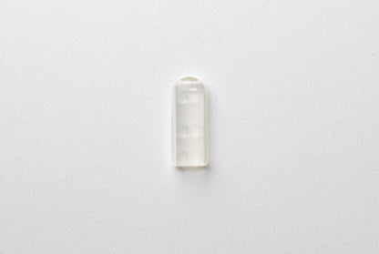 Highline instrument protection cap, flat cap, 6.4 x 19mm, clear 50 pcs.