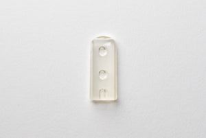 Highline instrument protection cap, flat cap, 2 x 9 x 25 mm, clear 100 pcs.