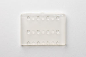 Highline instrument protection cap, flat cap, 32 x 44.5 mm, clear 50 pcs.