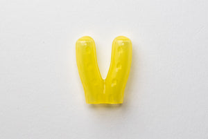 Highline instrument protection cap, twin cap, 5 x 25 mm, yellow 50 pcs.
