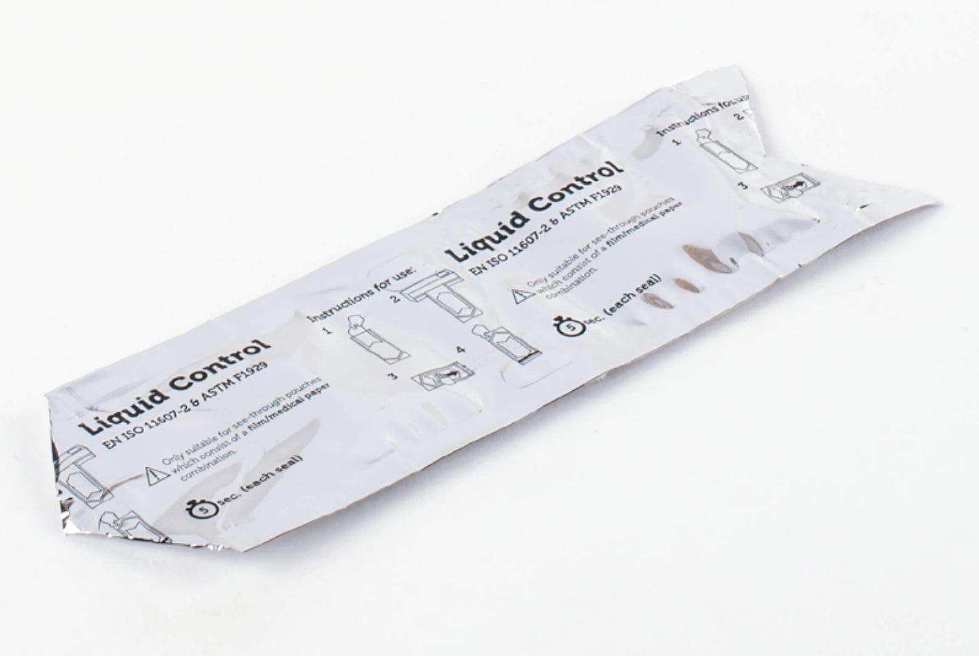 Sealing seam tightness test "Liquid Control" disposable ink bags for paper/foil 30 pcs.