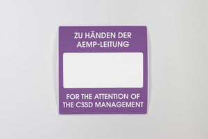 VP Label Foil AEMP violet 100x100 DE 500 pcs.