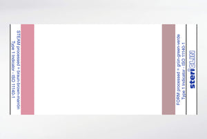 Adhesive labels on roll for printer, 70 mm/80 m, STEAM and FORM indicator 5 rolls