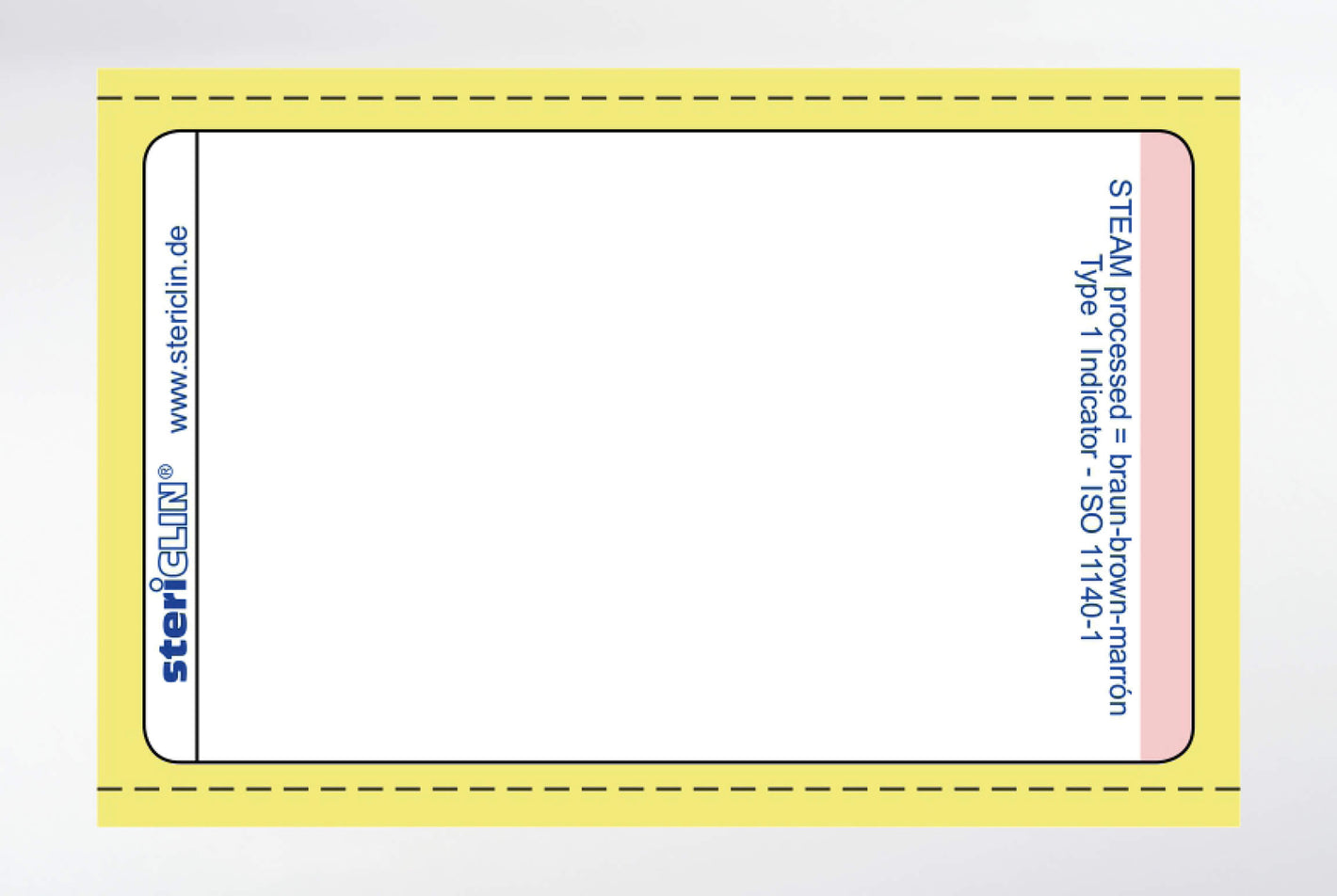 Adhesive labels on roll for printer, 58 x 35 mm, with STEAM indicator 10000 pcs.