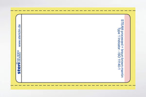Adhesive labels on roll for printer, 58 x 35 mm, with STEAM indicator 10000 pcs.
