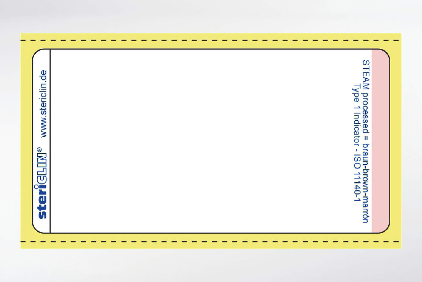 Adhesive labels on roll for printer, 60 x 31 mm, with STEAM indicator 10000 pcs.