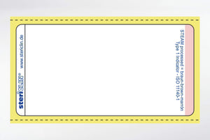 Adhesive labels on roll for printer, 60 x 31 mm, with STEAM indicator 10000 pcs.