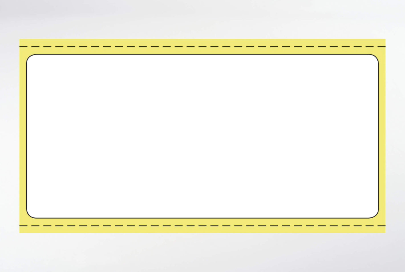 Adhesive labels on roll for printer, 75 x 35 mm, without print 10000 pcs.