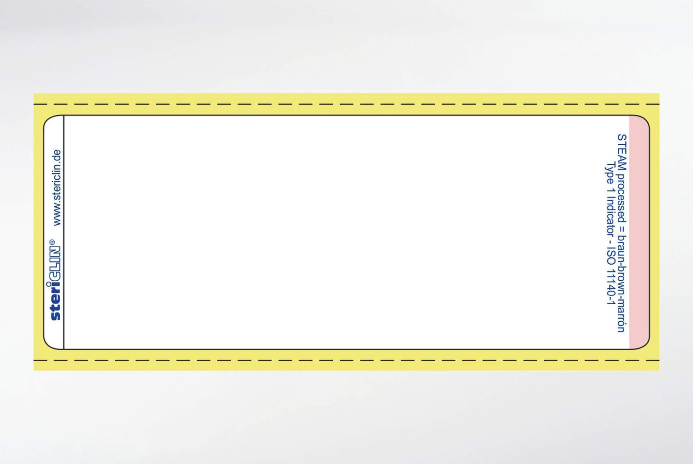 Adhesive labels on roll for printer, 90 x 35 mm, with STEAM indicator 10000 pcs.