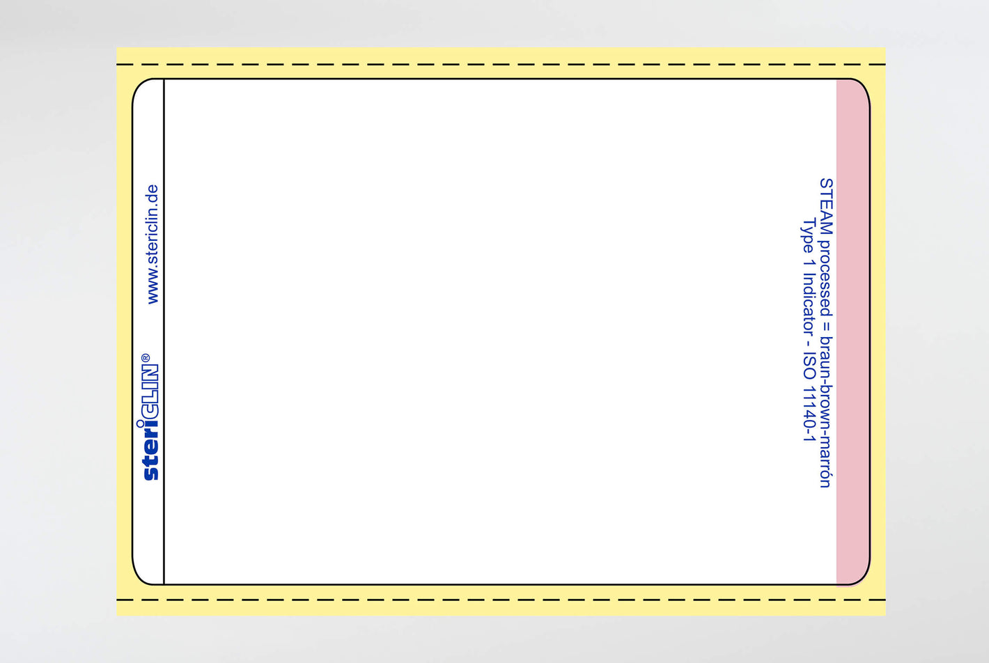 Adhesive labels on roll for printer, 70 x 48 mm, 40 mm, with STEAM indicator 10000 pcs.