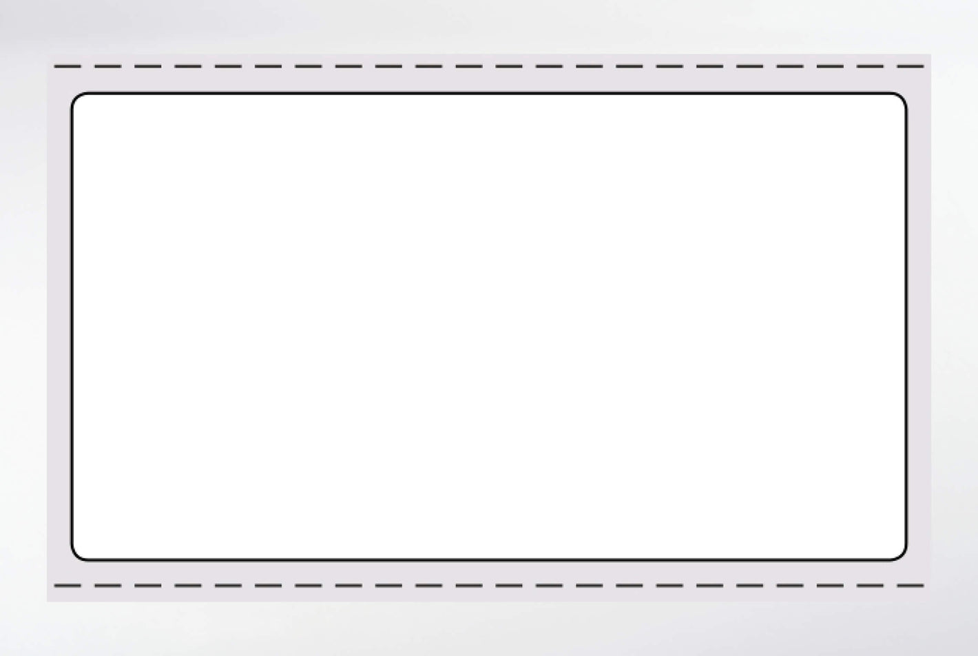 Adhesive labels on roll for printers, made of film, for permanent labeling, white, self-adhesive, 50 x 28 mm, sleeve: 40 mm 1000 pcs.