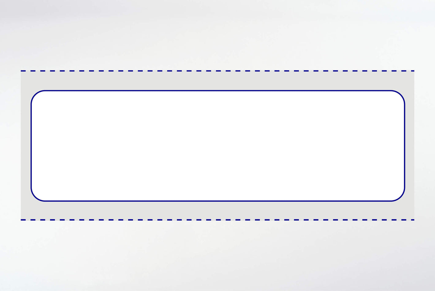 Adhesive labels on roll for printers, made of film, for permanent labeling, white, self-adhesive, 54 x 16 mm, core: 40 mm 1000 pcs.