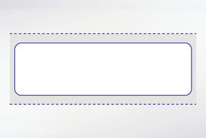 Adhesive labels on roll for printers, made of film, for permanent labeling, white, self-adhesive, 54 x 16 mm, core: 40 mm 1000 pcs.
