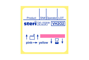 Adhesive label with VH2O2 indicator, 29 x 28 mm, 2500 pcs.