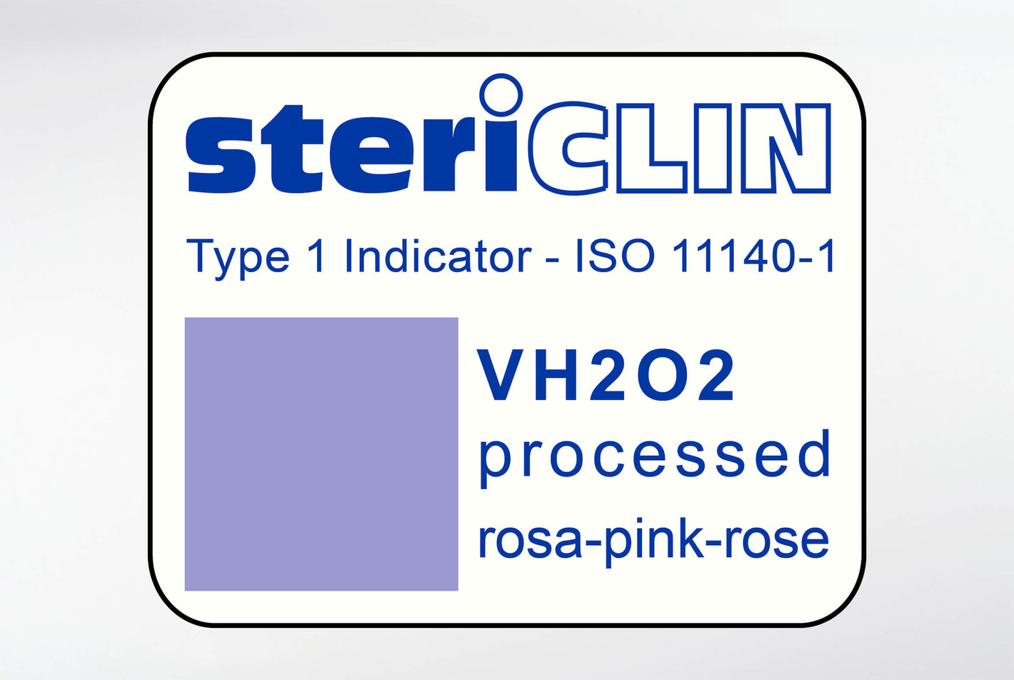 Adhesive labels 25 x 20 mm, with VH2O2 (plasma) indicator, 2500 pcs.