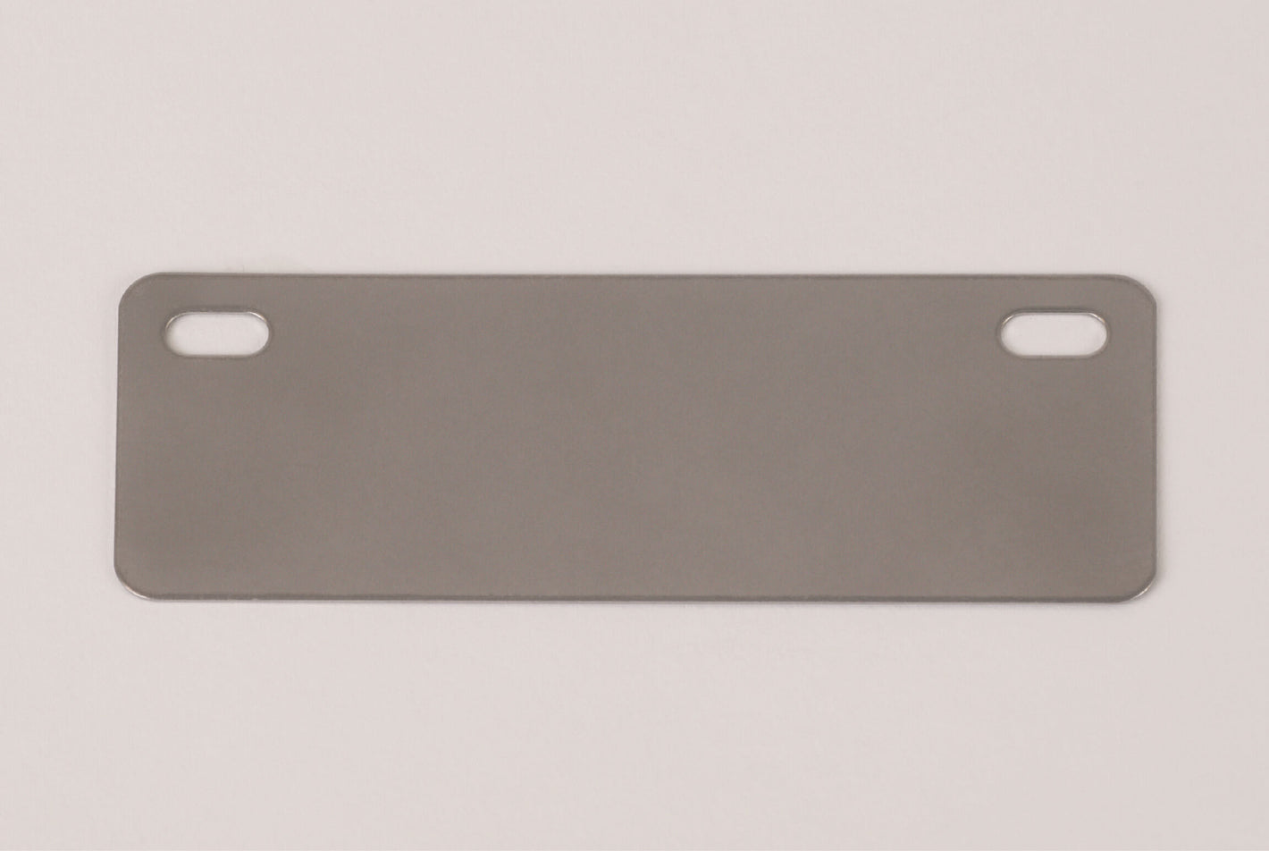 Stainless steel strainer basket label, 90 x 33 mm, material: 1.4404 50 pcs.