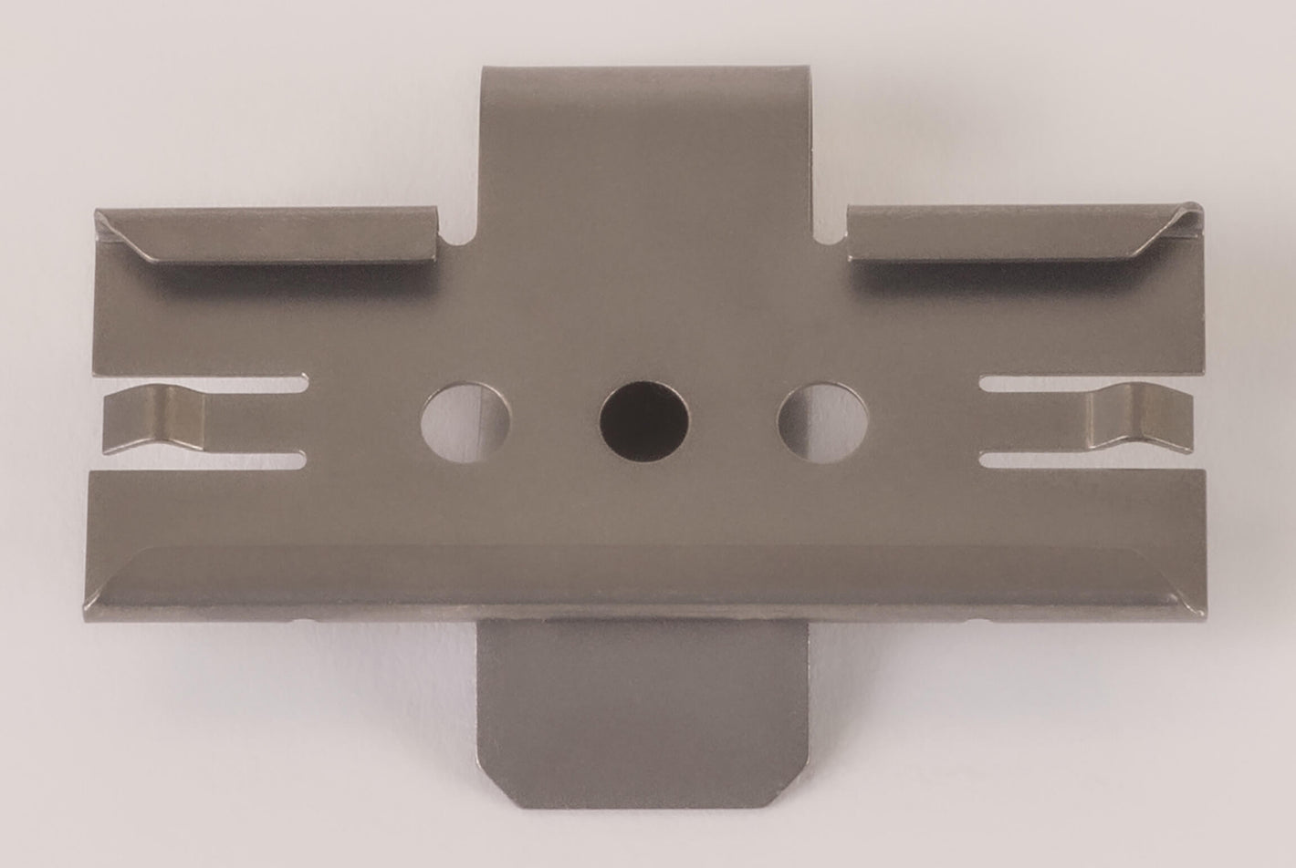 Stainless steel strainer basket clip-on label holder for plastic insert labels, 50 x 20 mm, material: 1.4310 25 pcs.