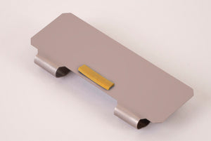 Stainless steel strainer basket clip-on label with silicone color identification, yellow, 90 x 30 mm 10 pcs.