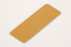 Aluminum identification tags, yellow, 50 x 18 mm 25 pcs.