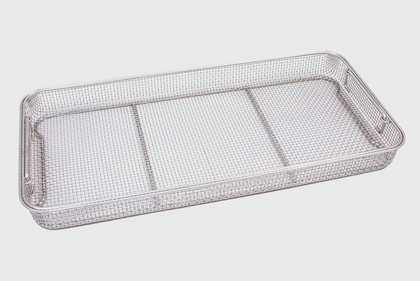 Kögel sieve with perforated plate wall and drop handles 1/1-60, with stacking frame, 480 x 250 x 65 mm 1 pc.