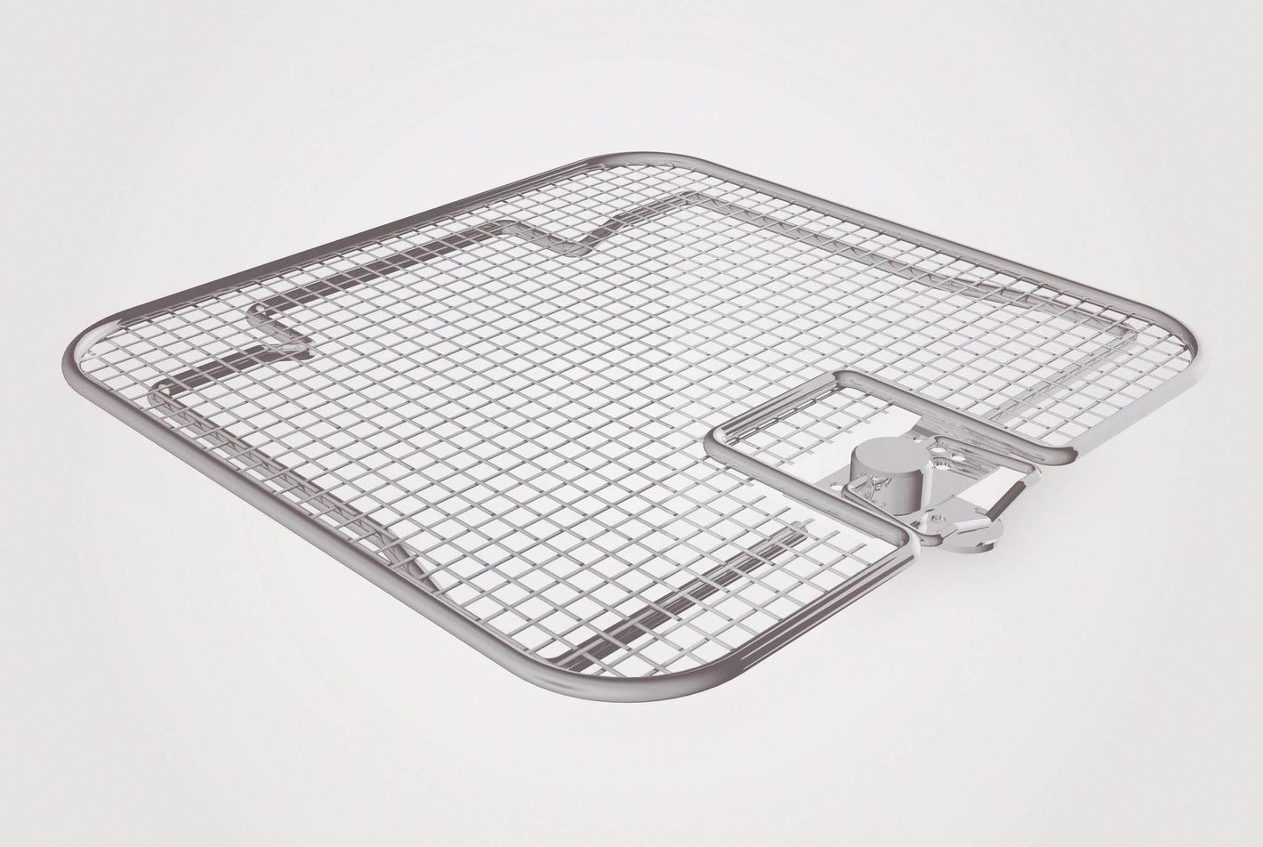 Kögel lid 1/2 with twist lock, 478 x 247 x 16.5 mm 1 pc.